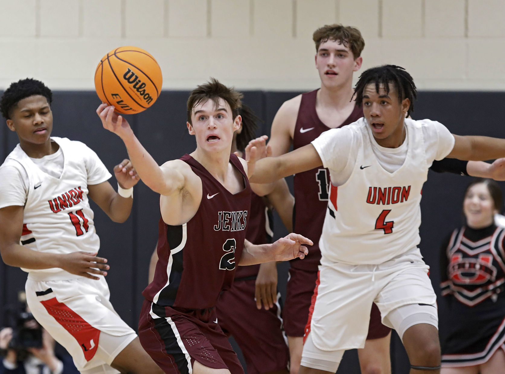 UNION v JENKS BASKEBALL